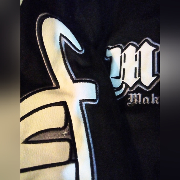 MAKAVELI BRANDED (TUPAC) Vintage Collectable Graphics Jacket Men's XL Black - Picture 8 of 16